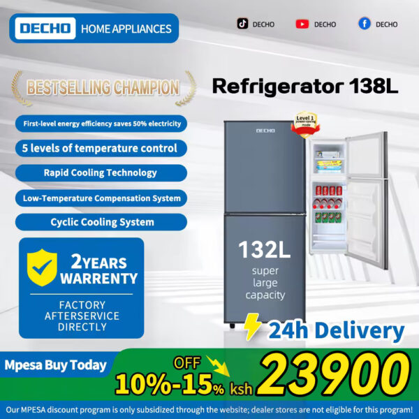 DECHO Refrigerator  132L- 250L