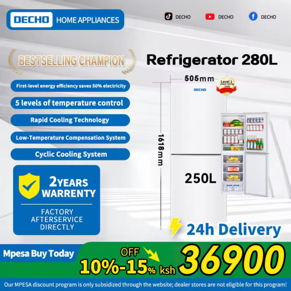 DECHO Refrigerator  132L- 250L